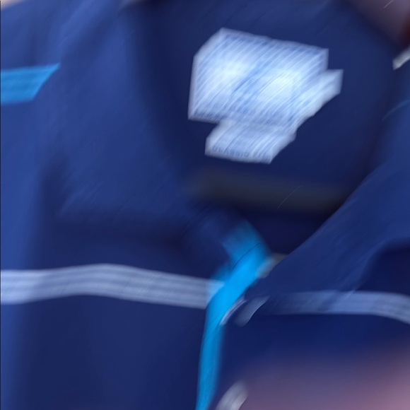 Men's Southern Tide Navy Striped Polo Shirt - Picture 2 of 3